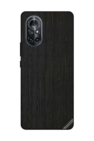 Covernex غطاء حماية لهاتف هواوي نوفا 8 5G بنمط خشبي أسود