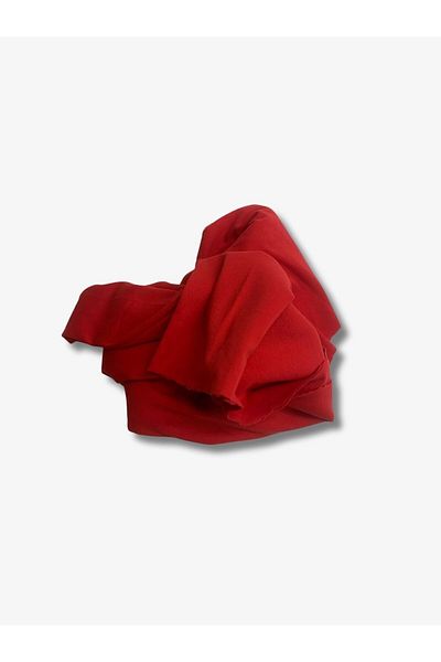 Yiğit Kumaş Red Baby Ribana Combed Cotton Fabric, Piece 100X160 cm