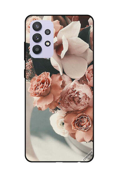 Covernex غطاء حماية لهاتف سامسونج جالاكسي A32 5G بنقشة زهور الخوخ