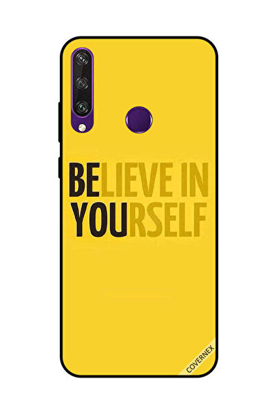Covernex غطاء حماية لهاتف هواوي Y6P - ثق بنفسك - أصفر