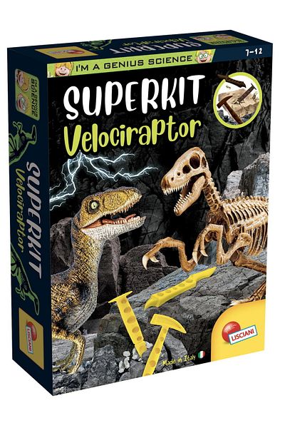 Lisciani Velociraptor paleontology kit, Lisciani, Experiments of the little genius