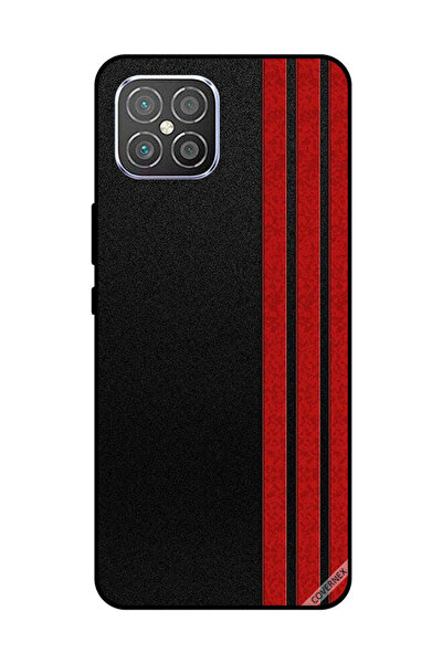 Covernex غطاء حماية لهاتف هواوي نوفا 8 SE بثلاثة خطوط عمودية حمراء