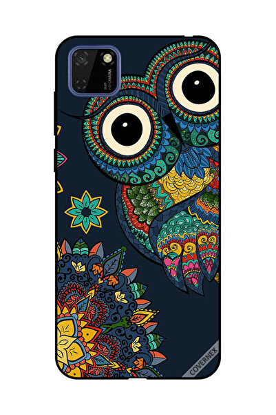 Covernex غطاء حماية لهاتف هواوي Y5P بتصميم بومة زهرية
