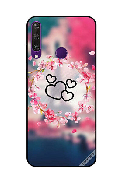 Covernex غطاء حماية لهاتف هواوي Y6P قلوب سوداء