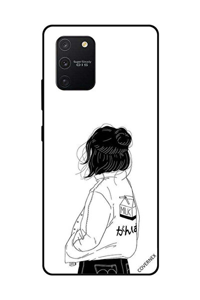 Covernex غطاء حماية لهاتف سامسونج جالاكسي S10 لايت فتاة تفكر بعمق كبير