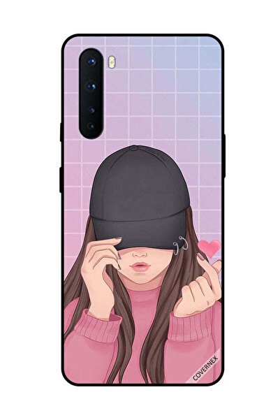 Covernex غطاء حماية لهاتف OnePlus Nord Snap Love Black Cap Girl