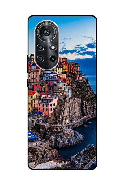 Covernex غطاء حماية لهاتف هواوي نوفا 8 برو 5G - منازل ملونة على البحر