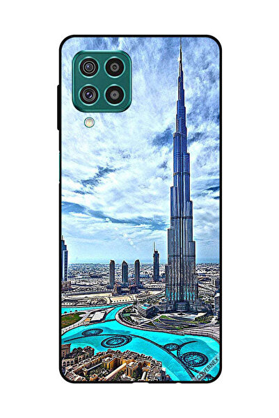 Covernex غطاء حماية لهاتف سامسونج جالاكسي M62/F62 برج خليفة - غيوم تلامس السحاب