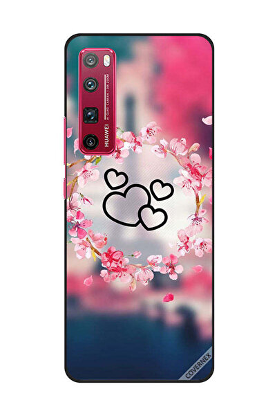 Covernex غطاء حماية لهاتف هواوي نوفا 7 برو - قلوب سوداء