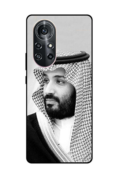 Covernex غطاء حماية لهاتف هواوي نوفا 8 برو 5G صورة محمد بن سلمان بالأبيض والأسود