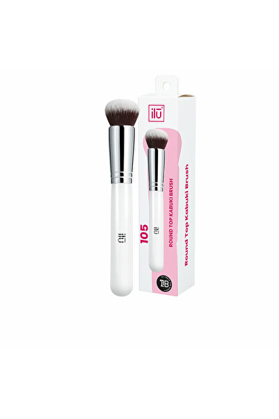 iLuv Πινέλο Kabuki Ilū T4B 100 Series για μακιγιάζ προσώπου, λευκό 105