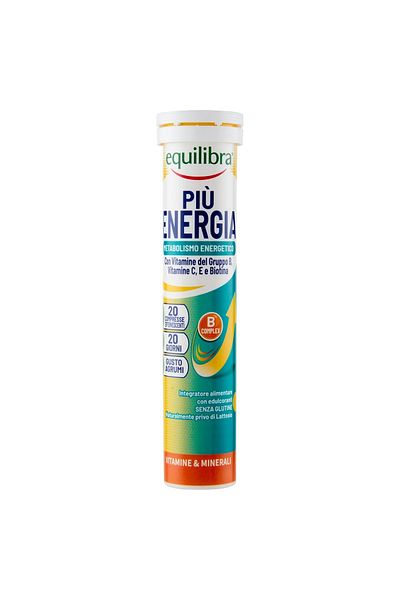Equilibra Piu Energia, Vitamine Pentru Energia, 10 Tablete Efervescente, Equilibra