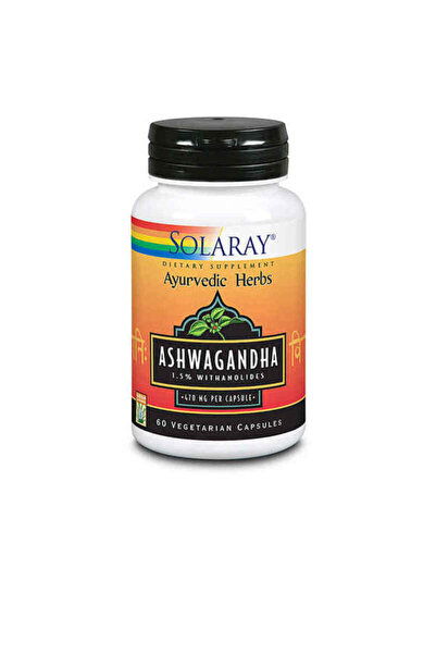 Solaray Capsule Ashwagandha Extract 470mg, Solaray, 60 bucăți