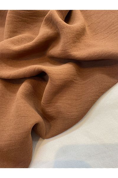 Yiğit Kumaş Sofia Linen Fabric Brown