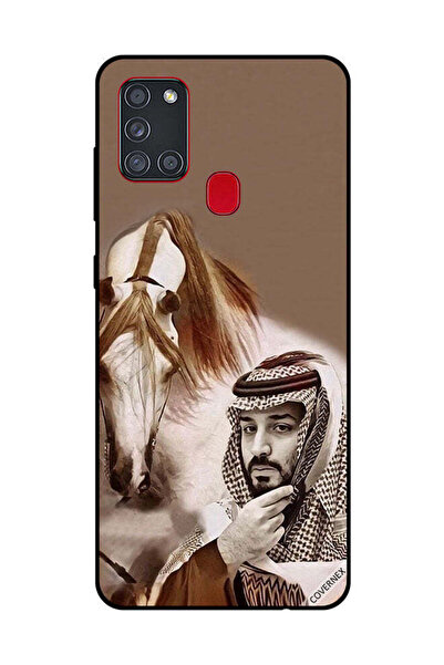 Covernex غطاء حماية لهاتف سامسونج جالاكسي A21S محمد بن سلمان أمام حصان