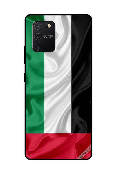 Covernex غطاء حماية لهاتف سامسونج جالاكسي S10 لايت - قماش علم الإمارات العربي...