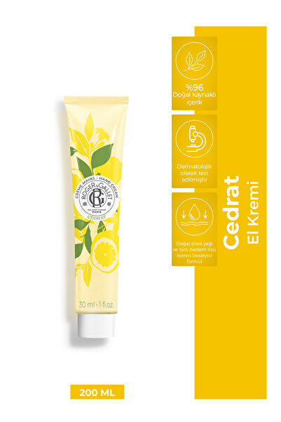 Roger&Gallet Roger & Gallet Cedrat El Kremi 30 ml - Doğal Limon Aromalı & Fer...
