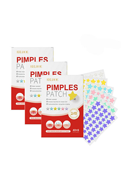 Choice1 Star x 3 Box 240pcs New Pimple Patch Acne Patches Heart/Star/Flower/R...
