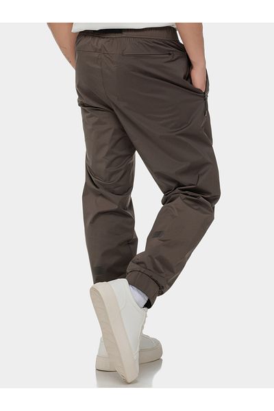 EA7 Men's High Waist Elastic Waistband Detail Sports Casual Brown Sweatpants 7m000287 Af12953-U6139