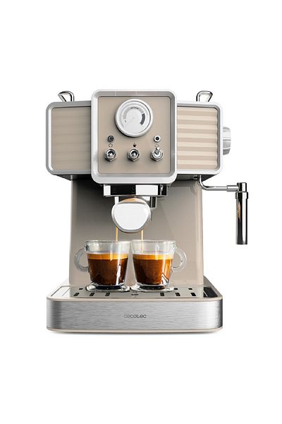 CECOTEC Espressor, Cecotec Power Espresso 20 Traditional, Light Beige