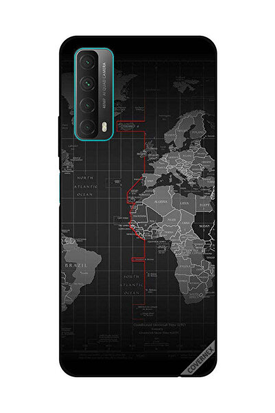 Covernex غطاء حماية لهاتف هواوي Y7A/P Smart 2021 بطبعة حدود المحيط