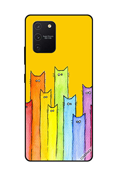 Covernex غطاء حماية لهاتف سامسونج جالاكسي S10 لايت - فن دمية القطة