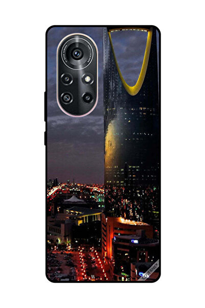 Covernex غطاء حماية لهاتف هواوي نوفا 8 برو 5G منظر برج الفيصلية في المساء