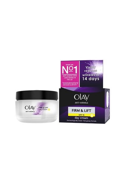 OLAY Cremă de zi, Olay Anti-Wrinkle Firm & Lift SPF 15, 40+