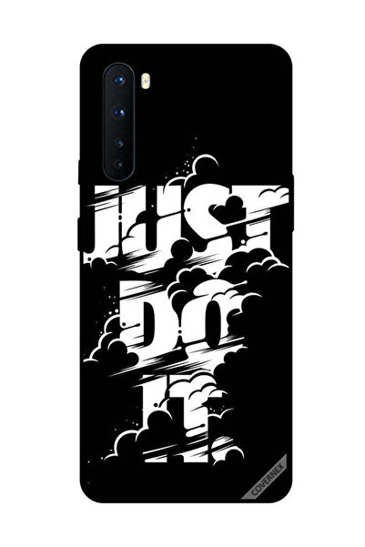Covernex غطاء حماية لهاتف OnePlus Nord - Just Do It - أبيض وأسود