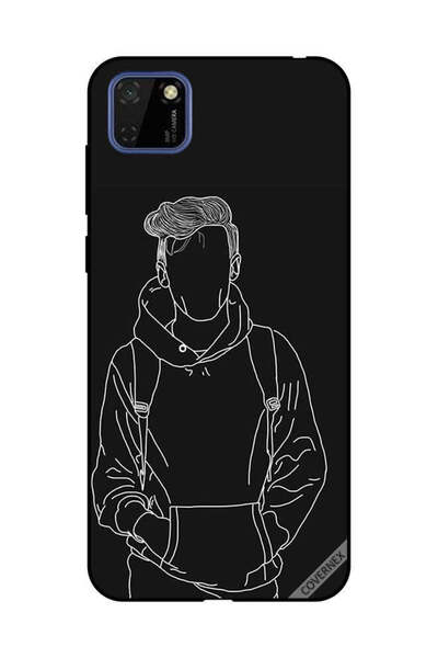 Covernex غطاء حماية لهاتف هواوي Y5P رسم جاكت بوي
