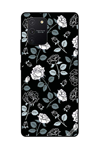 Covernex غطاء حماية لهاتف سامسونج جالاكسي S10 لايت بنقشة زهور باللونين الأبيض...