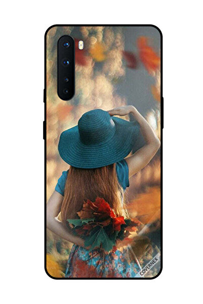 Covernex غطاء حماية لهاتف OnePlus Nord - فتاة قبعة تخفي أوراق الحب