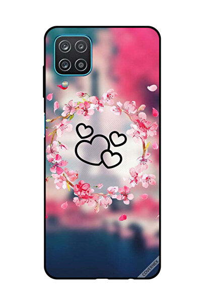 Covernex غطاء حماية لهاتف سامسونج جالاكسي A12/M12 قلوب سوداء