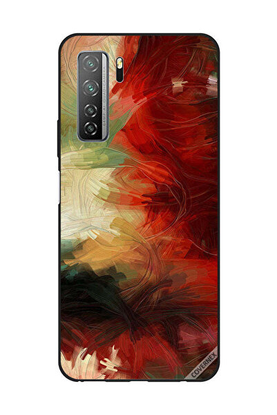 Covernex غطاء حماية لهاتف هواوي نوفا 7SE/P40 لايت 5G بخلفية فنية