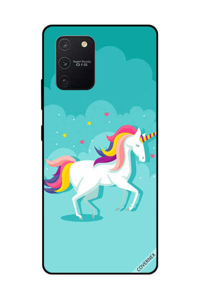 Covernex غطاء حماية لهاتف سامسونج جالاكسي S10 لايت - وحيد القرن يمشي