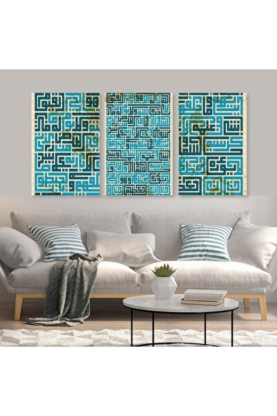 Marktna Three MDF wooden panels with a total size of 120x60