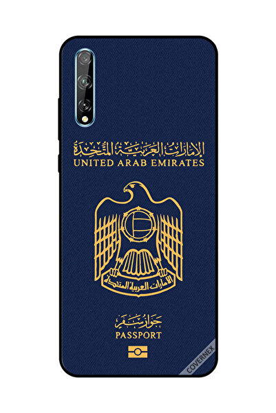 Covernex غطاء حماية لهاتف هواوي Y8P/P Smart S جواز سفر الإمارات العربية المتح...