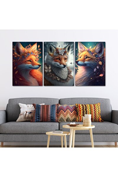 4gdran ثلاث لوحات خشبية ام دي اف مقاس 120x60 سم