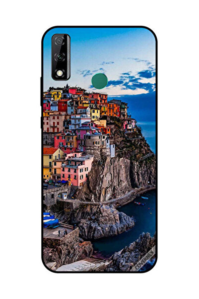 Covernex غطاء حماية لهاتف هواوي Y8S - منازل ملونة على البحر