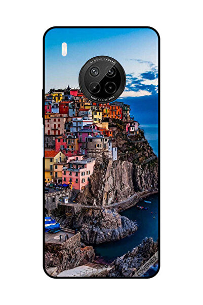 Covernex غطاء حماية لهاتف هواوي Y9A - منازل ملونة على البحر