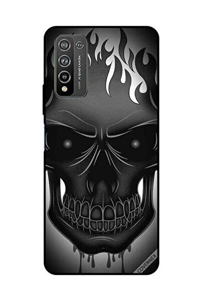 Covernex غطاء حماية لهاتف Honor 10X Lite برسومات جمجمة