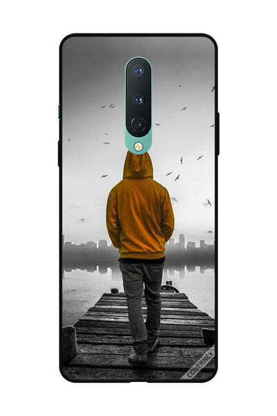Covernex غطاء حماية لهاتف OnePlus 8 - فتى حزين يمشي