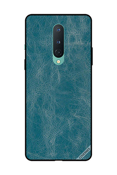 Covernex غطاء حماية لهاتف OnePlus 8 بنمط جلدي أزرق