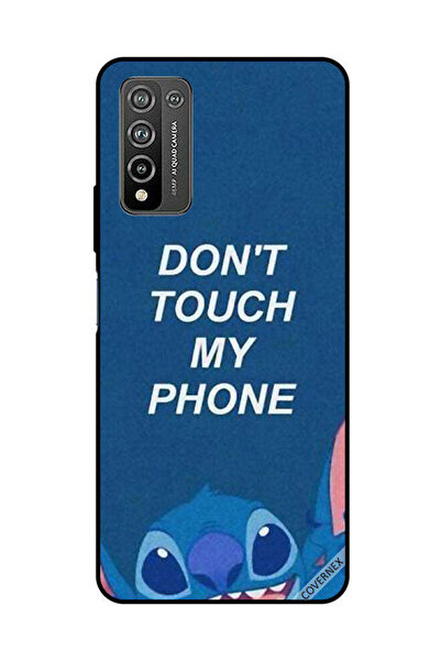 Covernex Protective Case Cover For Honor 10X Lite Don't Touch My Phone Blue
