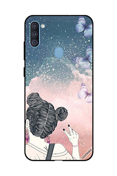 Covernex غطاء حماية لهاتف سامسونج جالاكسي A11 فتاة تصنع علامة النصر