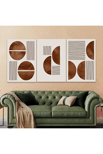 SND ثلاث لوحات خشبية ام دي اف مقاس 120x60 سم