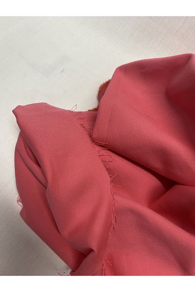 Yiğit Kumaş Gabardine Fabric, Piece 65X120 cm Coral Color