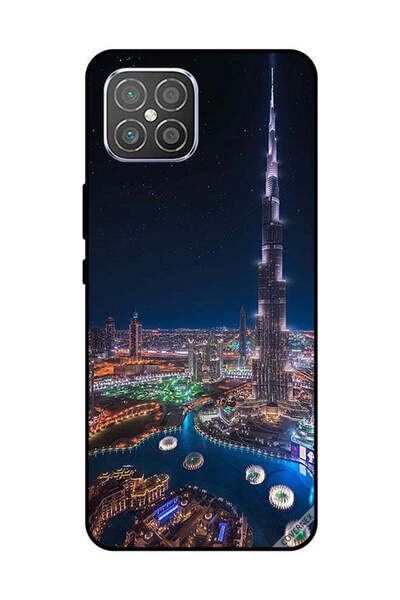 Covernex غطاء حماية لهاتف هواوي نوفا 8 إس إي - منظر ليلي لوسط المدينة