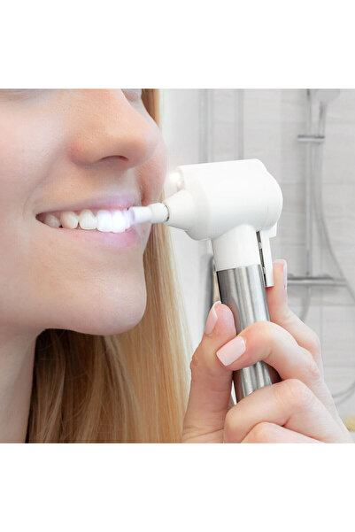 InnovaGoods Συσκευή λεύκανσης και στίλβωσης δοντιών InnovaGoods Pearlsher, λευκή