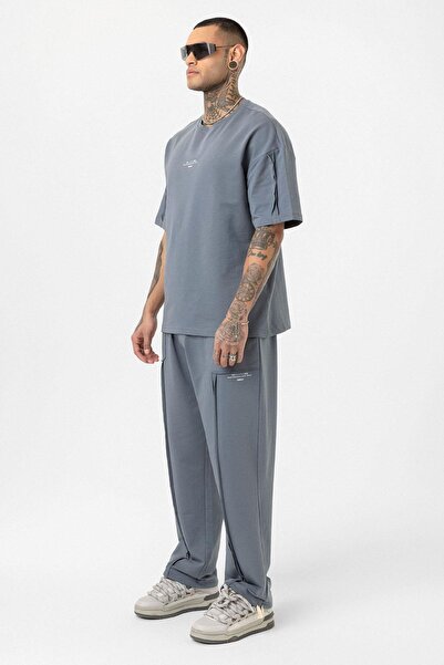 VAMOSCLO με τύπωμα Σετ αθλητικής φόρμας Stoper Paça ανοιχτό καπνιστό